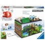 Puzzle 3D cutie depozitare Minecraft 216 piese